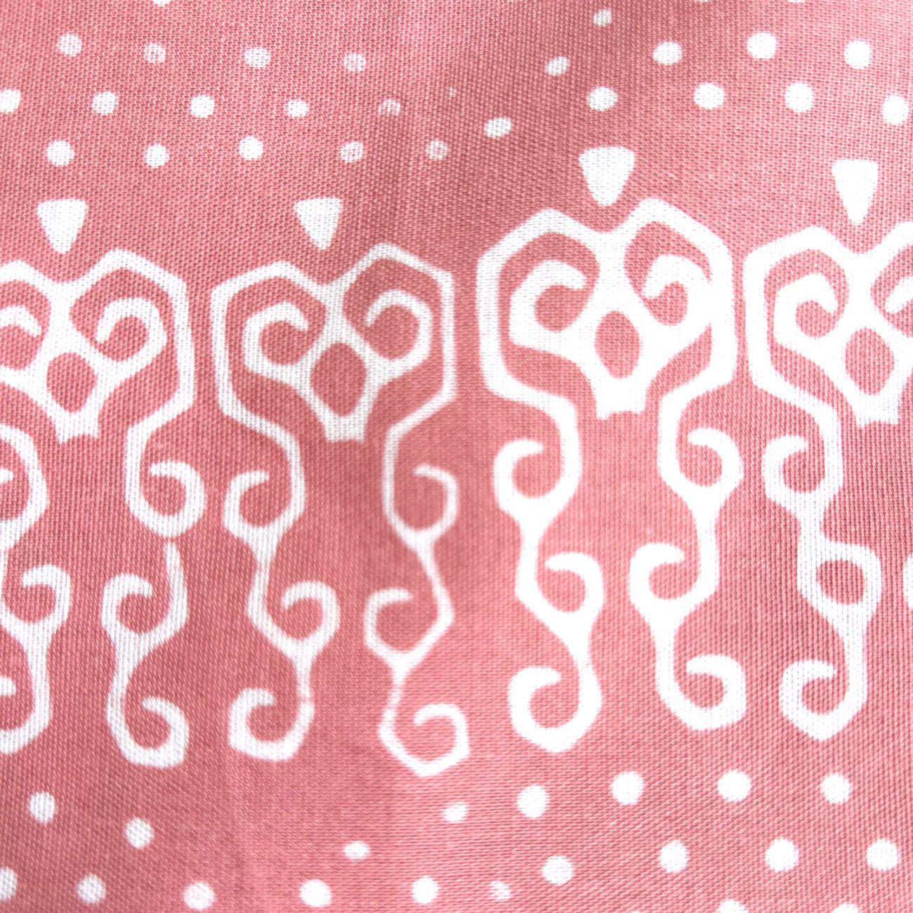 Ikat Pink Cheongsam Shirt