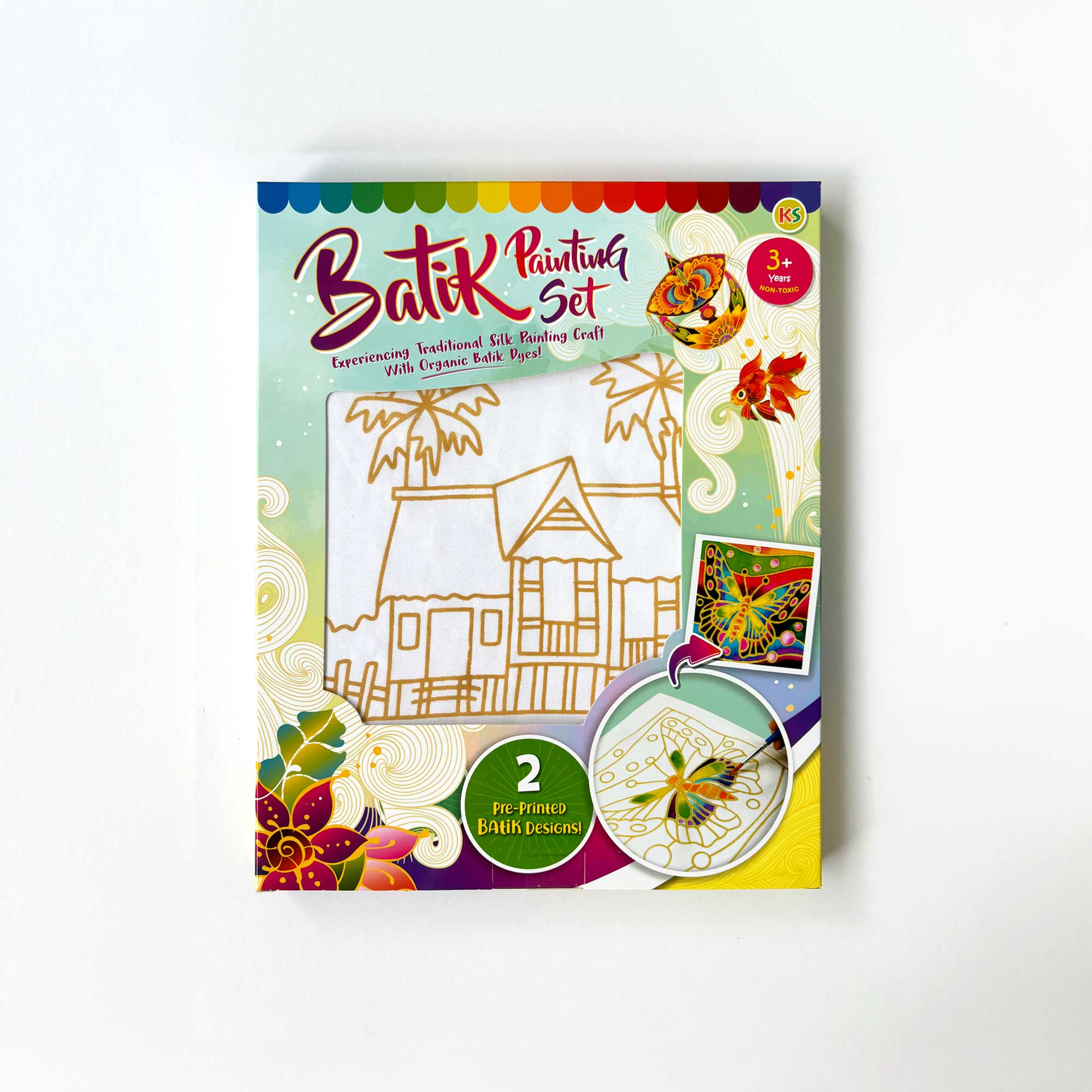 Point One Batik 2-in-1 Batik Painting Kit - Dots and Dribble Batik