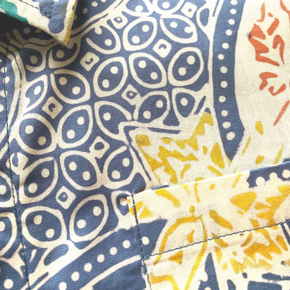 Zoomed into kawung batik motif